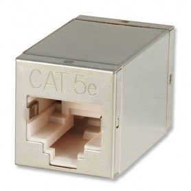 Lindy 60187 adattatore per inversione del genere dei cavi RJ45 Metallico (60187-LND)