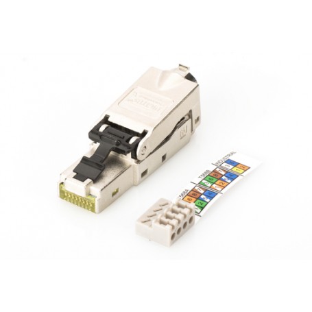 Digitus spina RJ45 schermata per installazione su campo vuoto (DN-93631)
