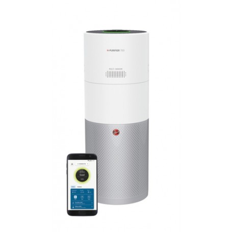Hoover H-PURIFIER 700 purificatore 110 m² Argento, Bianco (38290206)