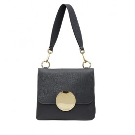 dbramante1928 Vienna Pelle Grigio Borsa a tracolla (VICBDAGR5466)