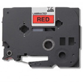 Brother TZ-451 nastro per etichettatrice Nero su rosso (TZE451)