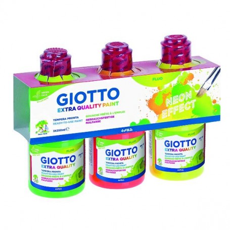 CF3 TEMPERA FLUO 250ML GIA/ARAN/VD (F542700)