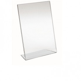 Lebez 7057 supporti per menù Supporto da tavolo Trasparente Acrilico, Acrilico (7057)
