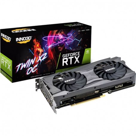 Inno3D GeForce RTX 3070 Twin X2 OC LHR - GeFORCE RTX 3070 - 8GB GDDR6  (N30702-08D6X-171032LH) (N30702-08D6X-171032LH_PROMO)