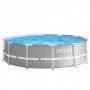 Intex 26724GN piscina fuori terra Piscina con bordi Piscina rotonda 14614 L Grigio (26724GN)
