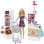 Mattel Games Barbie- Bambola, Supermercato, Carrello Funzionante e Tanti Accessori, FRP01 (FRP01)