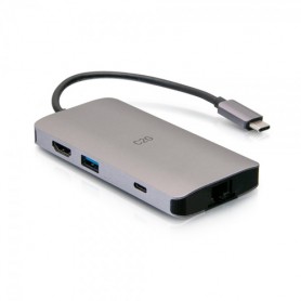C2G C2G54458 replicatore di porte e docking station per notebook Cablato USB 3.2 Gen 1 (3.1 Gen 1) Type-C Grigio (C2G54458)