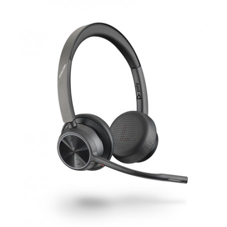 POLY Voyager 4320 UC Cuffia Padiglione auricolare USB tipo A Bluetooth Nero (218475-01)