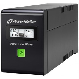 PowerWalker VI 800 SW FR A linea interattiva 0,8 kVA 480 W 2 presa(e) AC (10120086)