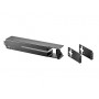 Hewlett Packard Enterprise 2930F 8-port Cable Guard Canalina per protezione cavi da pavimento Nero (JL311A)