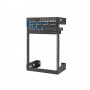 StarTech.com 15U 19" Rack di rete per montaggio a parete a 2 staffe - Rack a muro profondo 12"/30cm a telaio aperto. (RK15WALLO)