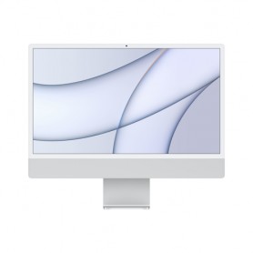 Apple iMac 24" con display Retina 4.5K (Chip M1 con GPU 7-core, 256GB SSD) - Argento (2021) (MGTF3T/A)