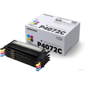 Samsung Confezione da 4 cartucce toner nero/ciano/magenta/giallo originali CLT-P4072C (SU382A)