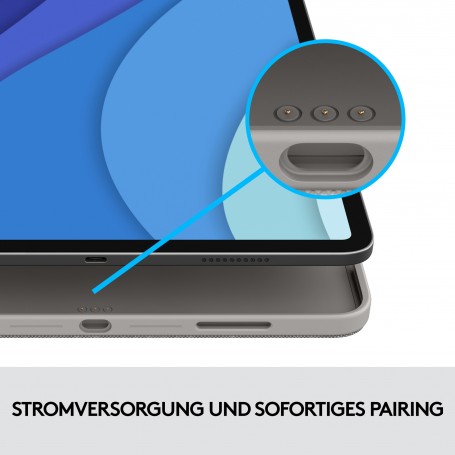 Logitech Combo Touch Sabbia Smart Connector QWERTZ Svizzere (920-010217)
