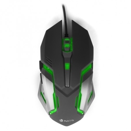 NGS GMX-100 mouse Ambidestro USB tipo A Ottico 2400 DPI (GMX-100)