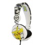 OTL Technologies Pokémon Japanese Cablato Cuffie A Padiglione MUSICA Nero, Bianco, Giallo (PK0603)