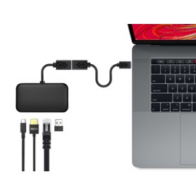 Hamlet XADTC-U2A-MF02 cavo USB 0,2 m USB 3.2 Gen 1 (3.1 Gen 1) USB A USB C Nero (XADTC-U2A-MF02)