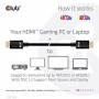 CLUB3D Ultra High Speed HDMI 2.1 Cable 10K 120Hz, 48Gbps Male/Male 1 m./3.28 ft. (CAC-1371)