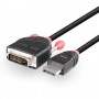 Lindy 41493 cavo e adattatore video 5 m DVI-D DisplayPort Nero (41493)