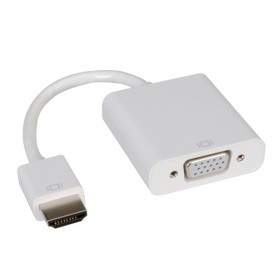 ROLINE HDMI-VGA Cableadapter 0,15 m VGA (D-Sub) HDMI tipo A (Standard) Bianco (RO12.03.3114)