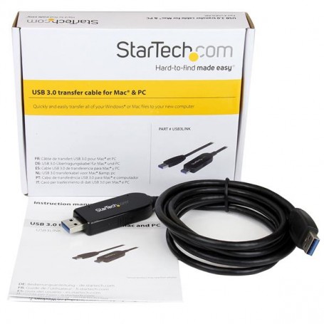 StarTech.com Cavo USB 3.0 trasferimento dati per Mac e Windows (USB3LINK)