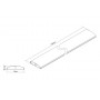 Multibrackets 3831 cavo proiettore Gestione cavo Metallico (MB3831)
