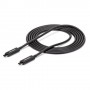 StarTech.com Cavo Thunderbolt 3 USB-C (40Gb/s) da 2m - Compatibile con Thunderbolt e USB (TBLT3MM2MA)