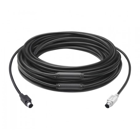 Logitech GROUP 15m Extender Cable cavo PS/2 6-p Mini-DIN Nero (939-001490)