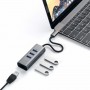 Satechi ST-TC2N1USB31AM hub di interfaccia USB 3.2 Gen 1 (3.1 Gen 1) Type-C 5000 Mbit/s Grigio (ST-TC2N1USB31AM)