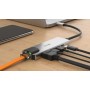 D-Link DUB-M520 replicatore di porte e docking station per notebook Cablato Thunderbolt 3 Alluminio, Nero (DUB-M520)