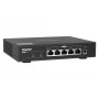 QNAP QSW-1105-5T switch di rete Non gestito Gigabit Ethernet (10/100/1000) Nero (QSW-1105-5T)