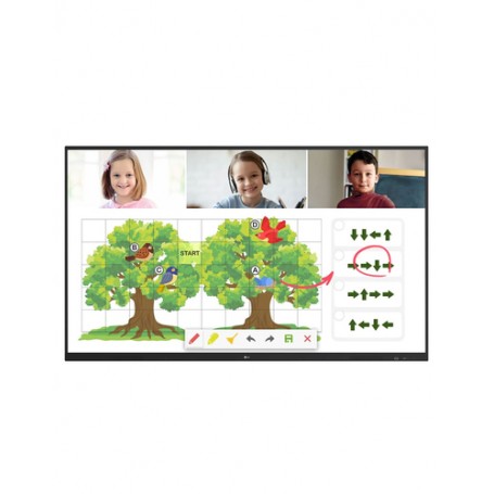 LG 65TR3DJ-B lavagna interattiva 165,1 cm (65") 3840 x 2160 Pixel Touch screen Nero (65TR3DJ-B.AEUQ)