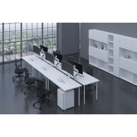Neomounts by Newstar Select Supporto da scrivania per monitor curvi (NM-D775WHITEPLU)