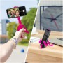 Celly Squiddy treppiede Smartphone/fotocamera di azione 6 gamba/gambe Rosa (SQUIDDYPK)