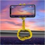 Celly Squiddy treppiede Smartphone/fotocamera di azione 6 gamba/gambe Giallo (SQUIDDYYL)