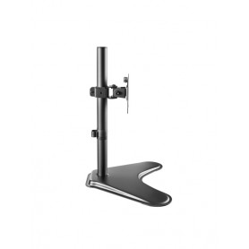 V7 Supporto per scrivania free-standing per display singolo da 13 a 32", con funzione di inclinazione e rotazione, VESA (DS1FSS)