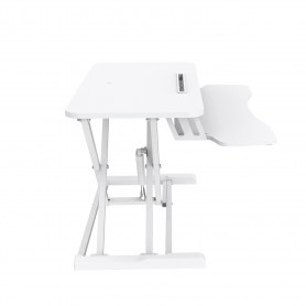 V7 Workstation desktop Essential in piedi/seduti DT2SSW - Bianco (DT2SSW)