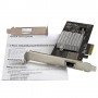StarTech.com Scheda di Rete RJ 45 Ethernet PCI express ad 1 porta da 10GBase - Adattatore PCIe NIC Gigabit Ethern (ST10000SPEXI)