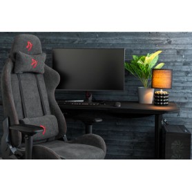 Arozzi Verona -SIG-SFB-RD sedia per videogioco Sedia da gaming per PC Sedia imbottita tappezzata Grigio, Ros (VERONA-SIG-SFB-RD)