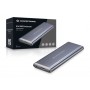 Conceptronic HDE01G contenitore di unità di archiviazione Box esterno SSD Grigio M.2 (HDE01G)