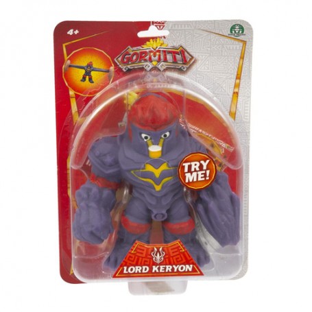 Gormiti Personaggi Allungabili, Serie 3, Alfa Lord Titano, Lord Keyron, Lord Sol, Lord Eklos con funzione stretch (GRA42000)
