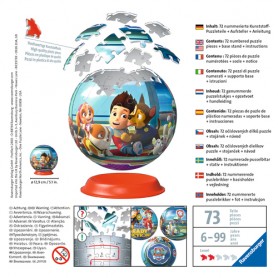 Ravensburger Paw Patrol, 72PC 3D Puzzle Puzzle 3D 72 pz (121861)