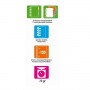CF5 QUADERNO SPIRALATO FLUO A4  5MM (0234FLU0000)