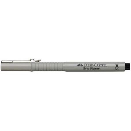 Faber-Castell Ecco Pigment penna tecnica Fine Nero 1 pz (166099)