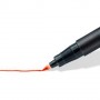 Staedtler Lumocolor 318 WP4 marcatore permanente Punta sottile Nero, Blu, Verde, Rosso 4 pz (318WP4)