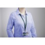 Durable Textile lanyard SOFT COLOUR midnight blue tracolla Supporto per badge Metallo, Tessile Blu (8127-28)
