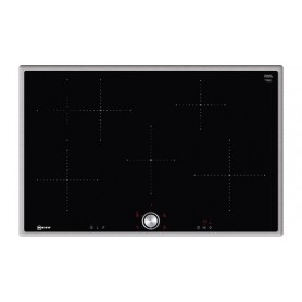Neff T48BT00N0 piano cottura Nero, Acciaio inossidabile Da incasso Piano cottura a induzione 4 Fornello(i) (T4 (T48BT00N0_PROMO)