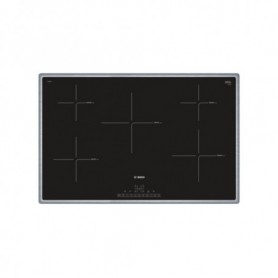 Bosch Serie 6 PIV845FB1E piano cottura Nero, Acciaio inossidabile Da incasso Piano cottura a induzione 5 Forn (PIV845FB1E_PROMO)