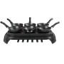 Tefal WokParty Duo PY5828 Nero, Acciaio inossidabile 1000 W (PY5828)