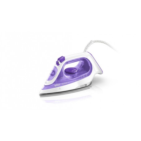Braun TexStyle 3 Ferro da stiro a secco e a vapore 2350 W Porpora, Argento, Bianco (SI3042VI)